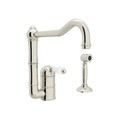 Rohl Single Hole Only Mount, 1 Hole Kitchen Faucet A3608LPWSPN-2